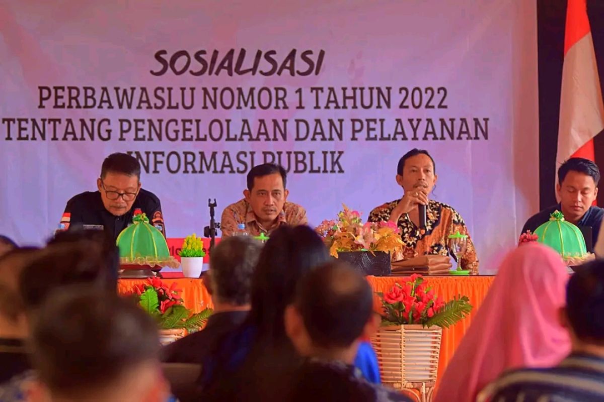 Bawaslu Morut sosialisasi pengelolaan informasi publik awasi tahapan Pemilu 2024