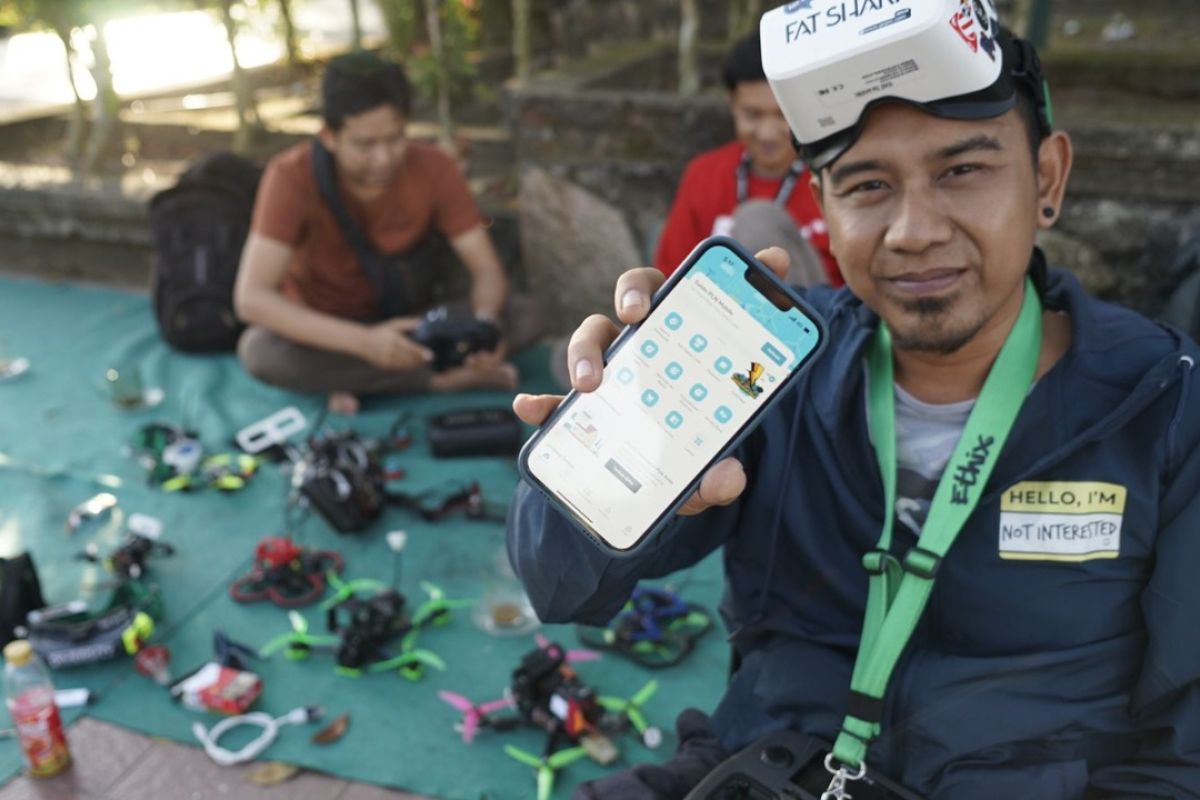 Komunitas Drone FPV Lombok puas gunakan aplikasi PLN Mobile