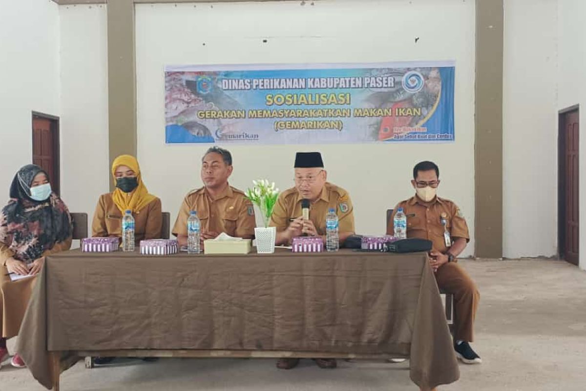 Dinas Perikanan Paser gencar sosialisasikan gemar konsumsi ikan