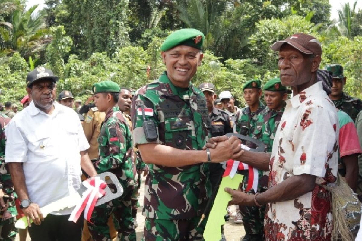 Danrem 172/PWY harap masyarakat Suskun jaga dan rawat hasil  TMMD