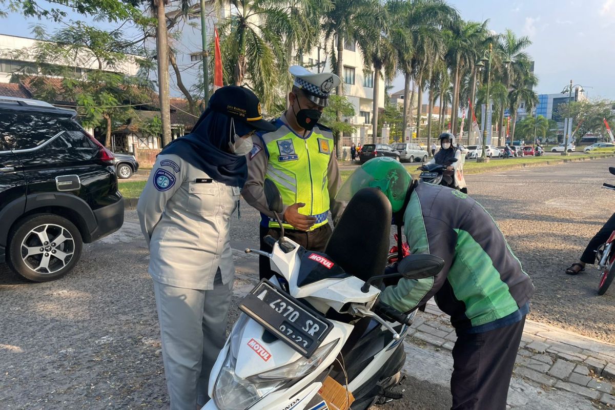 Jasa Raharja ikut operasi razia gabungan kendaraan bermotor di Cilegon