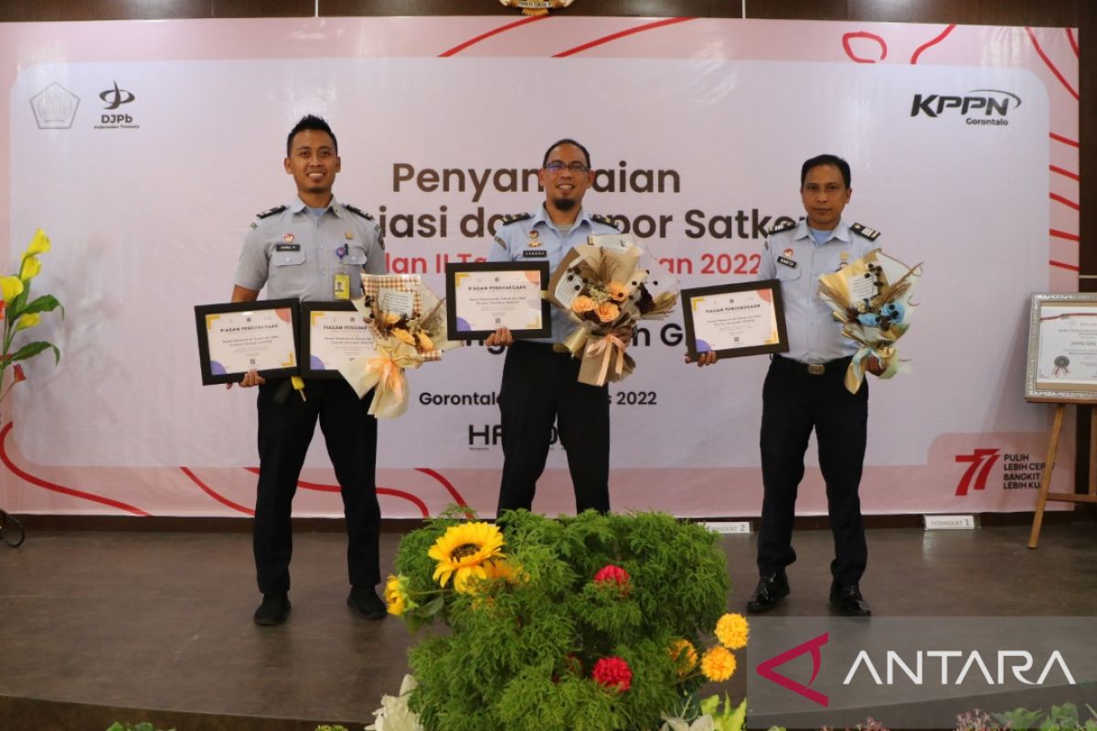 Kemenkumham Gorontalo raih penghargaan pengelolaan keuangan terbaik