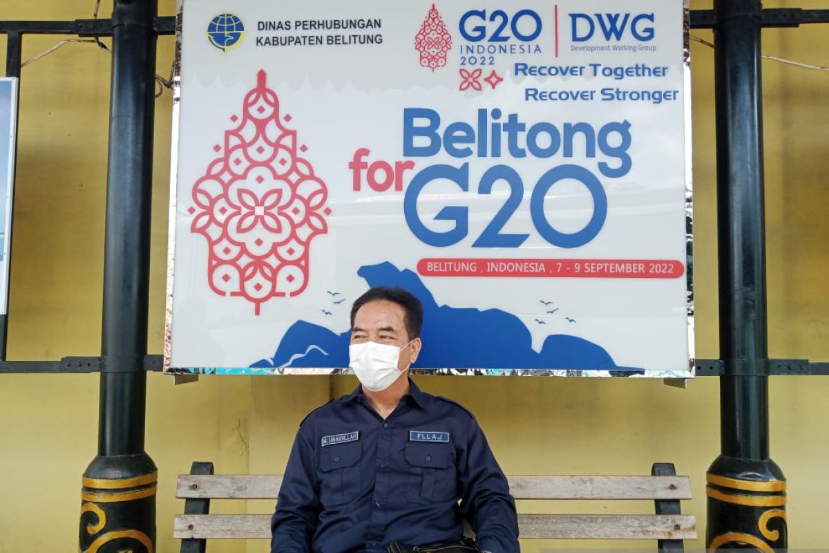 Dishub Kabupaten Belitung percantik tampilan halte bus sambut G20