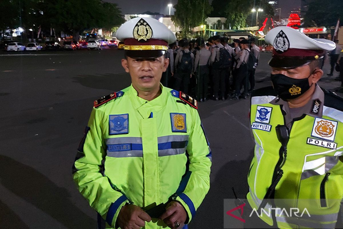 Polda Metro Jaya gelar patroli amankan Jakarta pada malam hari