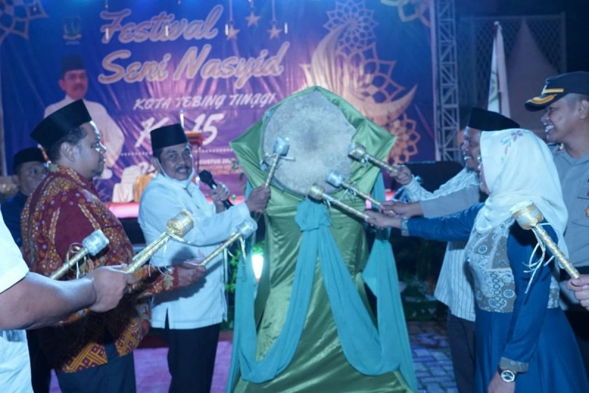 Festival Seni Nasyid ke 15 tahun 2022 Tebing Tinggi dibuka secara resmi