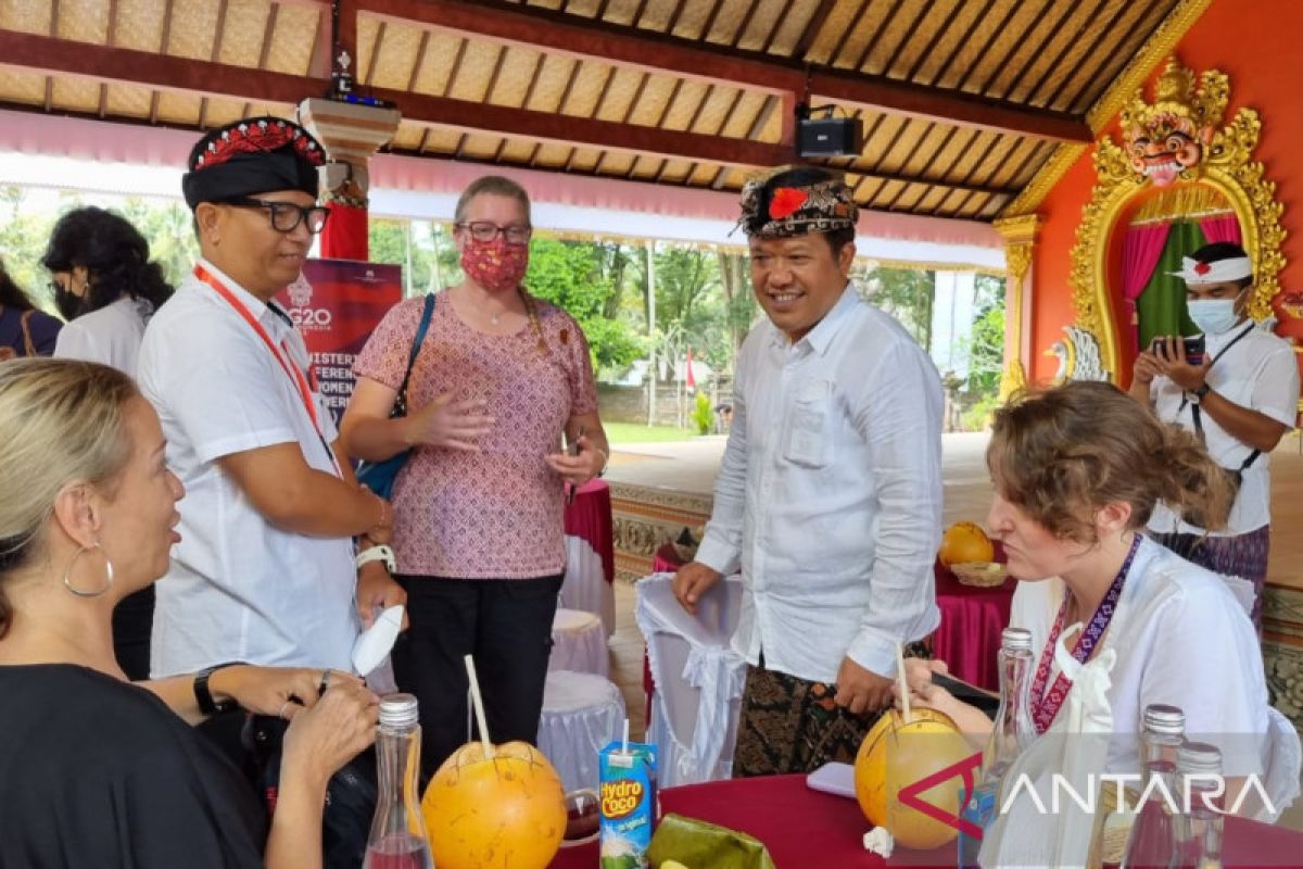 G20 MCWE participants visit Penglipuran tourism village
