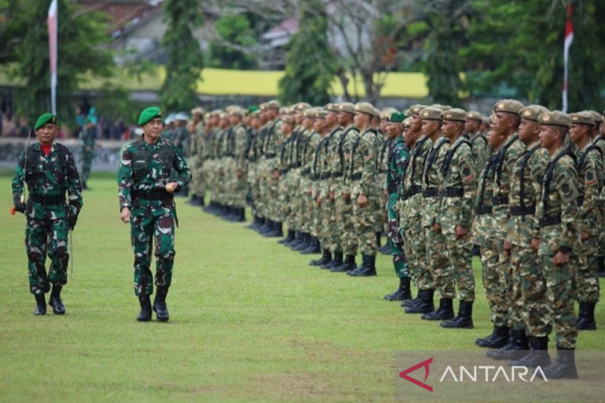 500 orang komponen cadangan pertahanan negara di Kalsel dikukuhkan