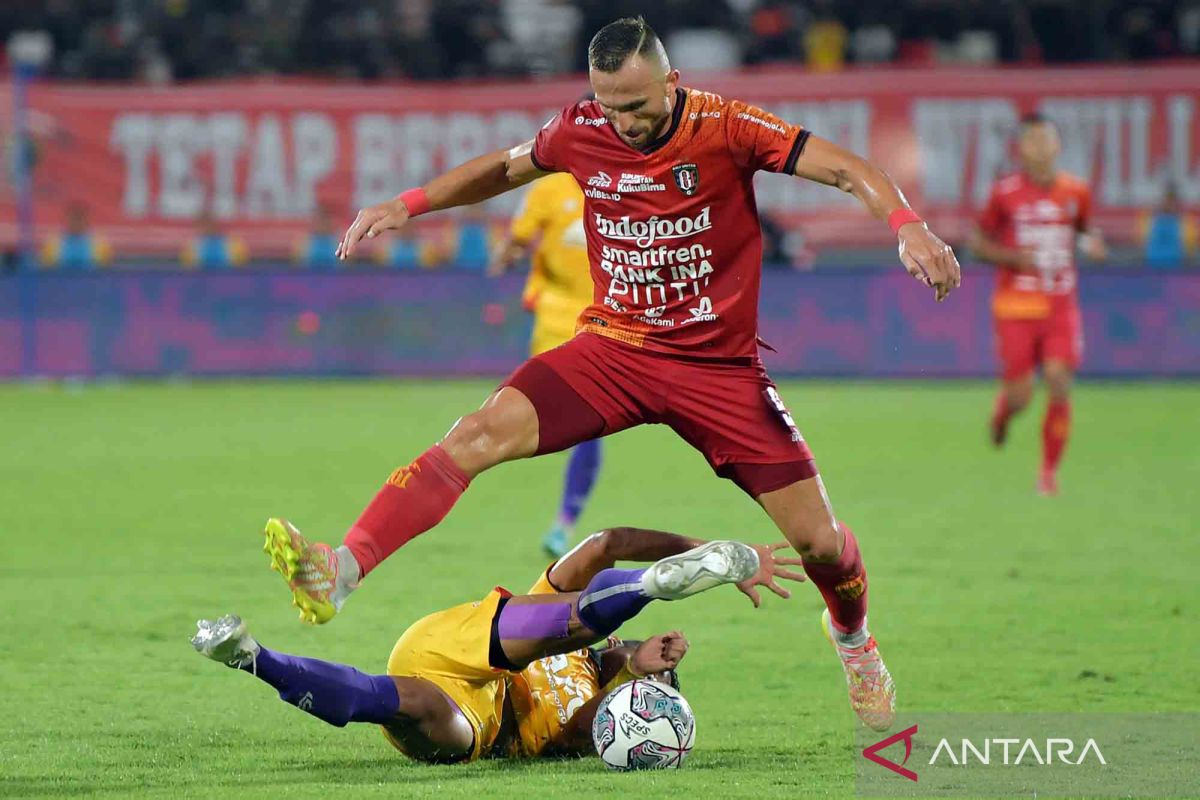 Liga 1: Tampil dominan, Bali United bantai Persik 4-0