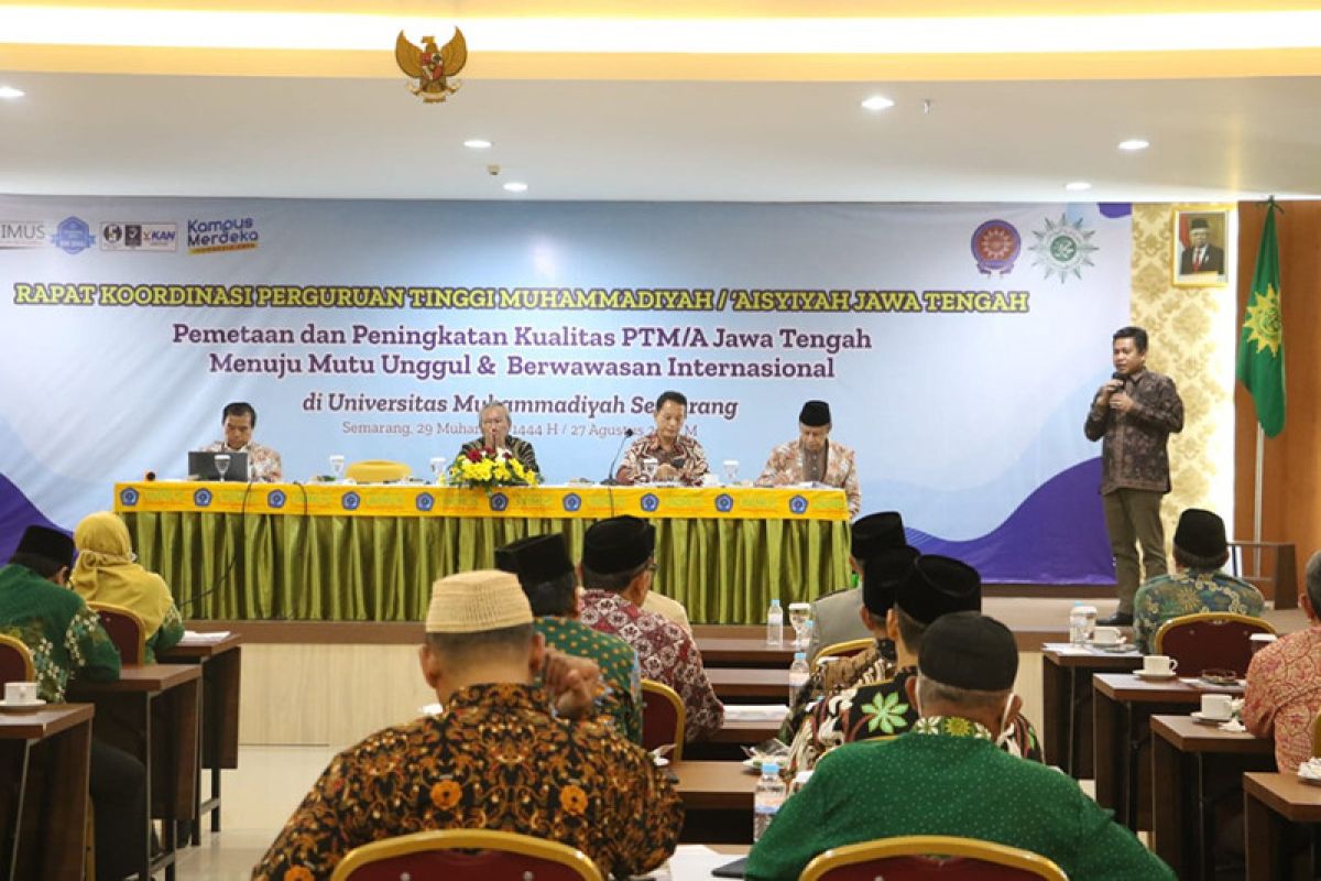 Rektor UMP sampaikan tata nilai "BAIK" pada Rakor Kampus Muhammadiyah se-Jateng