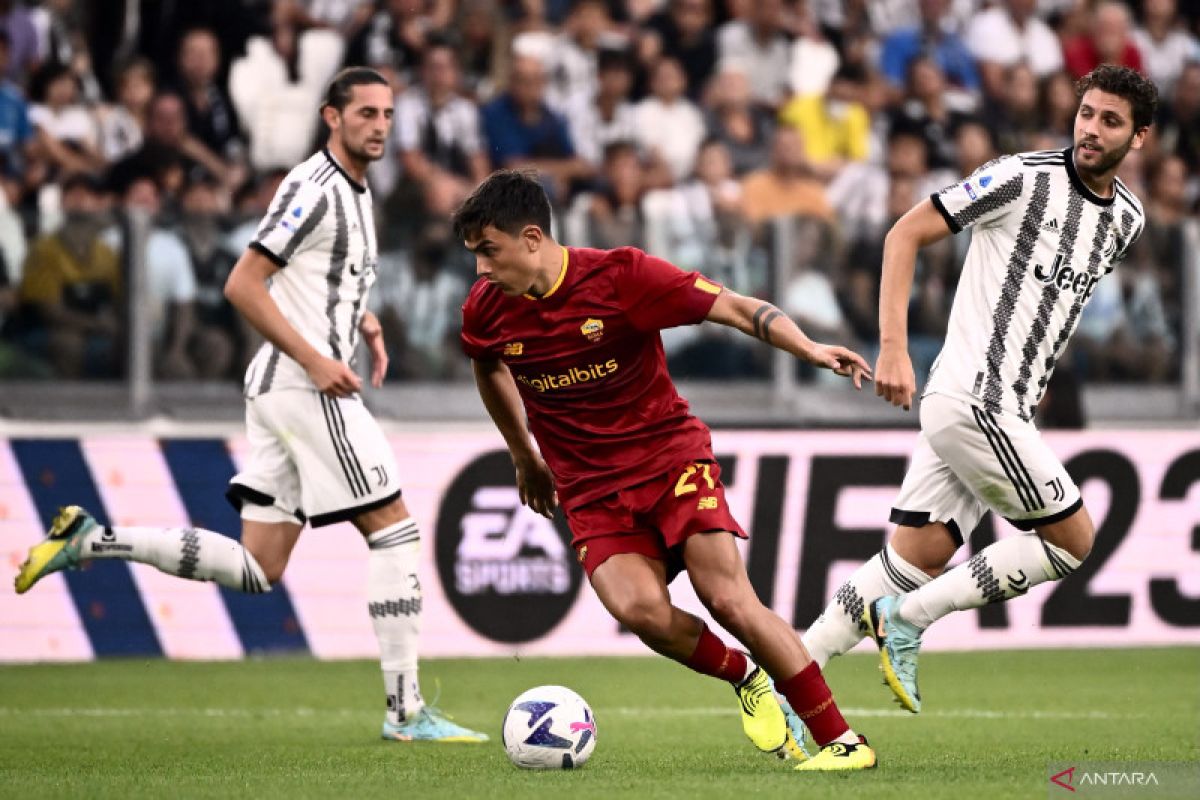 Liga Italia - Juventus vs AS Roma berbagi satu poin