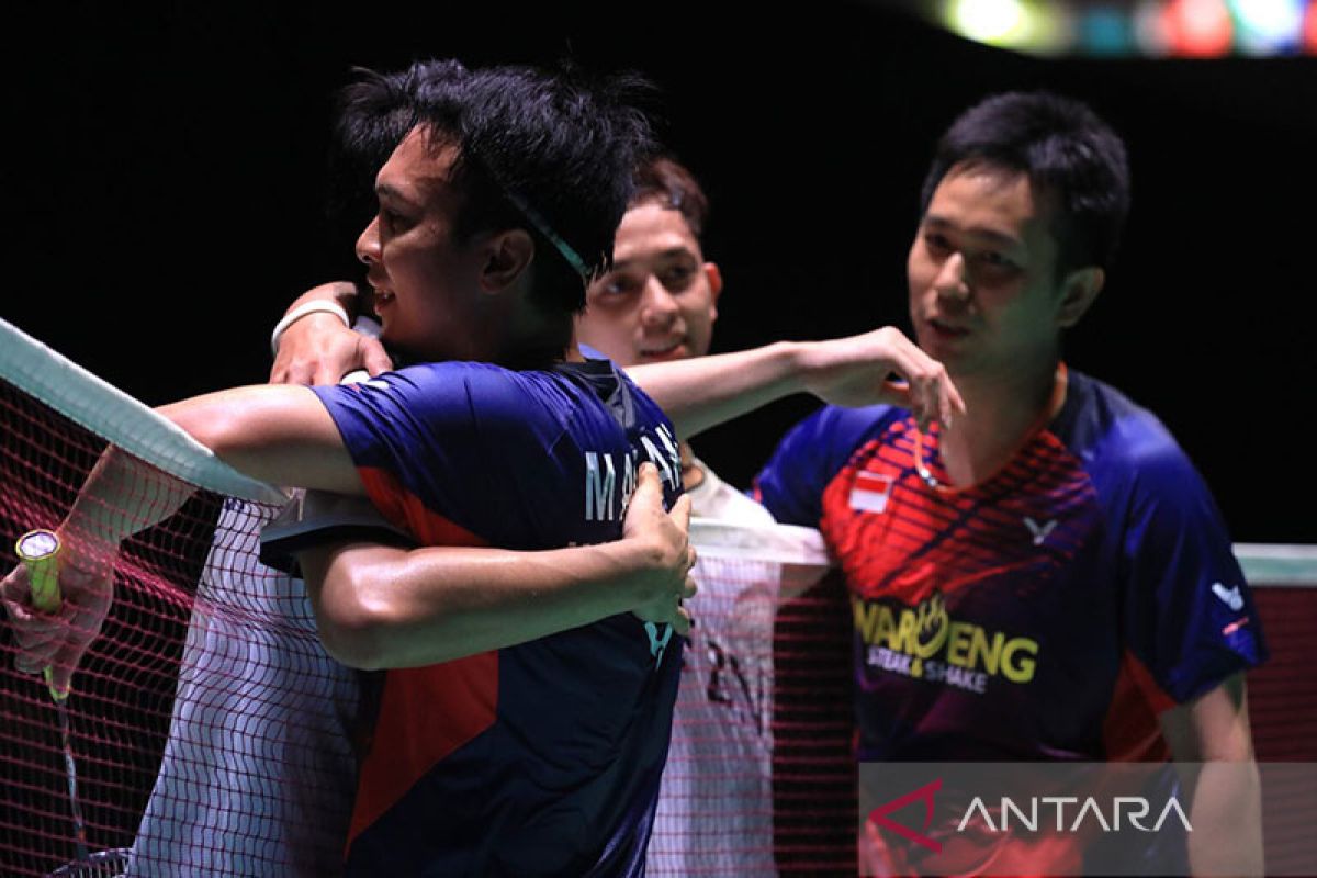 Hendra/Ahsan bertemu Fajar/Rian, satu tiket semifinal Japan Open di tangan