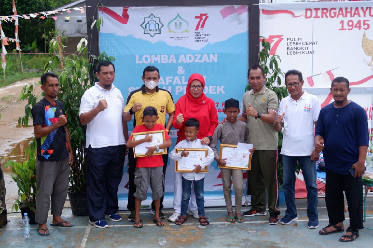 TPQ sukses gelar lomba adzan dan hafalan surah pendek momen HUT Ke-77 RI