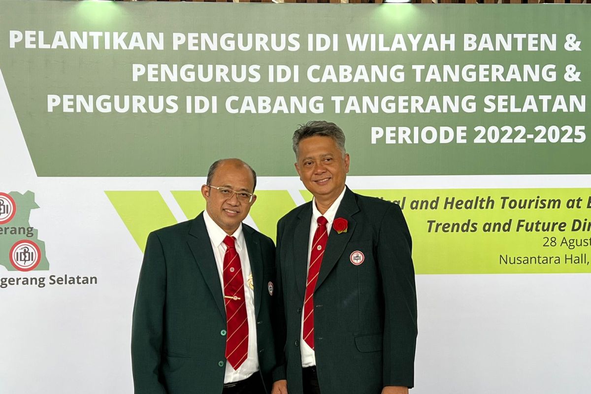Pengurus IDI Banten, Kota Tangerang dan Tangsel dilantik