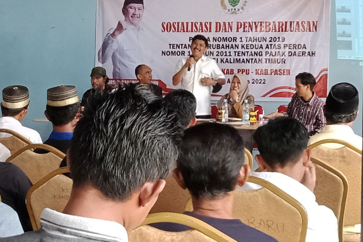 Wakil rakyat Provinsi Kalimantan Timur dorong warga taat bayar pajak