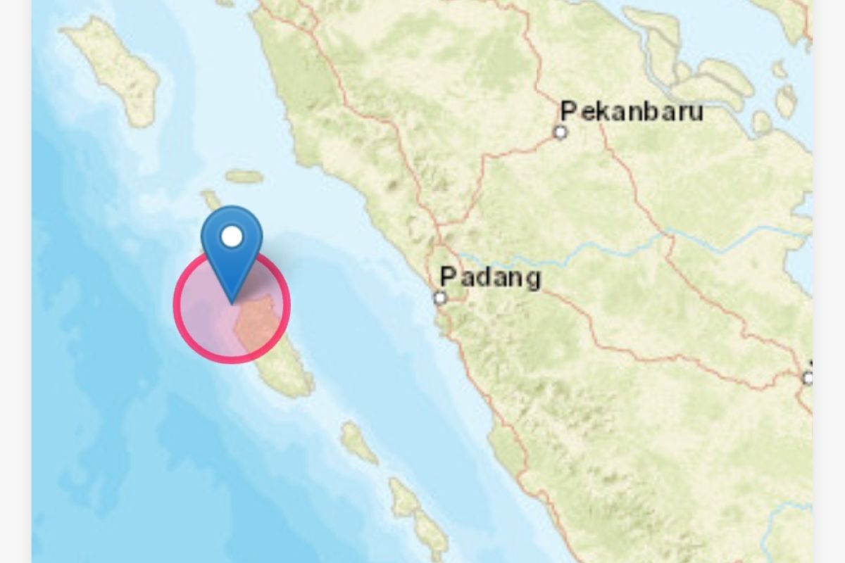 Gempa berkekuatan 5,2 Magnitudo guncang Mentawai
