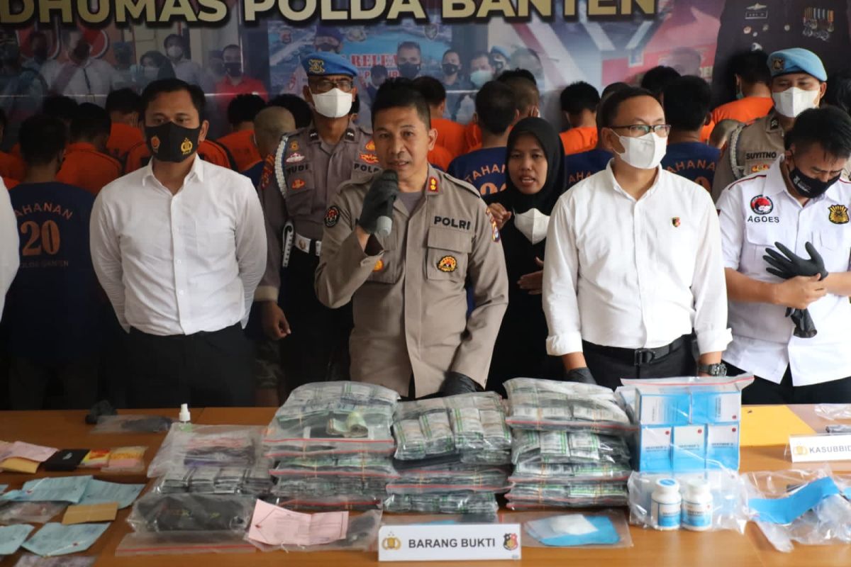 Selama sepekan Polda Banten ungkap 27 kasus penyalahgunaan narkoba