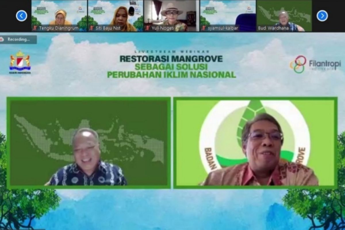 Kadin sosialisasikan resotrasi mangrove sebagai upaya pengurangan emisi