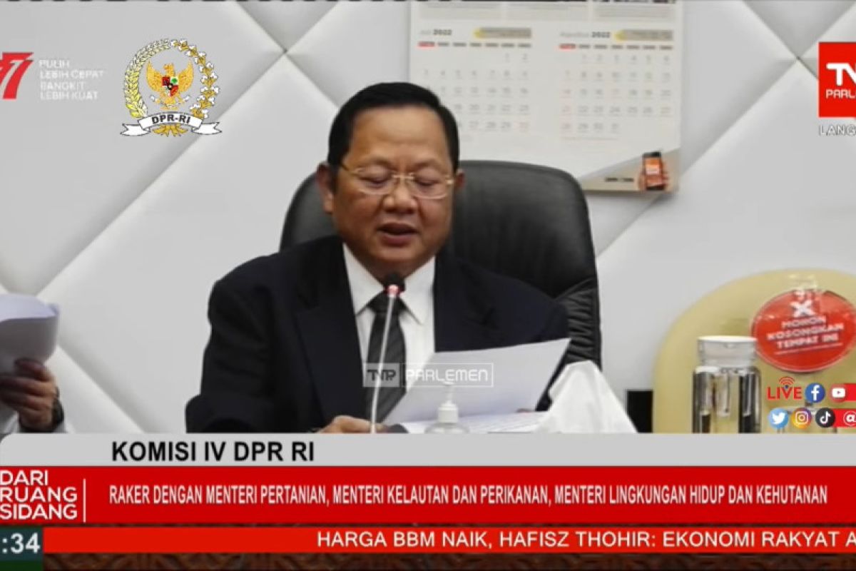 Komisi IV terima LKPP 2021 Kementan-KKP-KLHK, usul tambahan anggaran