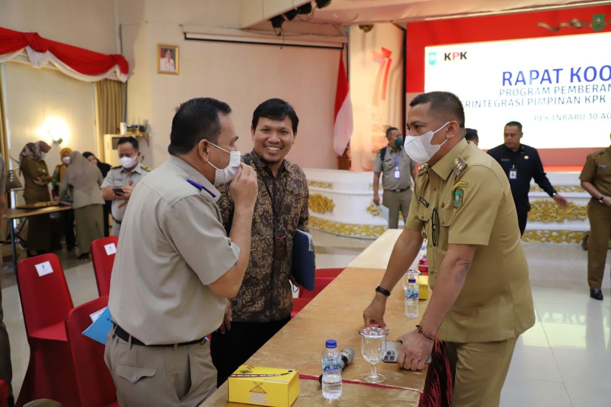 Usai rakor dengan KPK, Bupati Meranti minta perangkat daerah kuatkan pengawasan