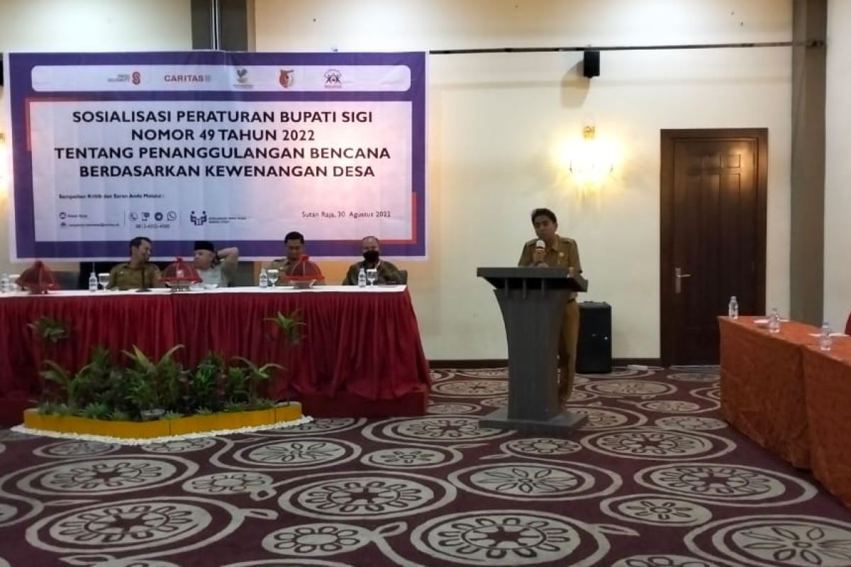 Pemkab Sigi minta pemerintah desa  perkuat mitigasi bencana