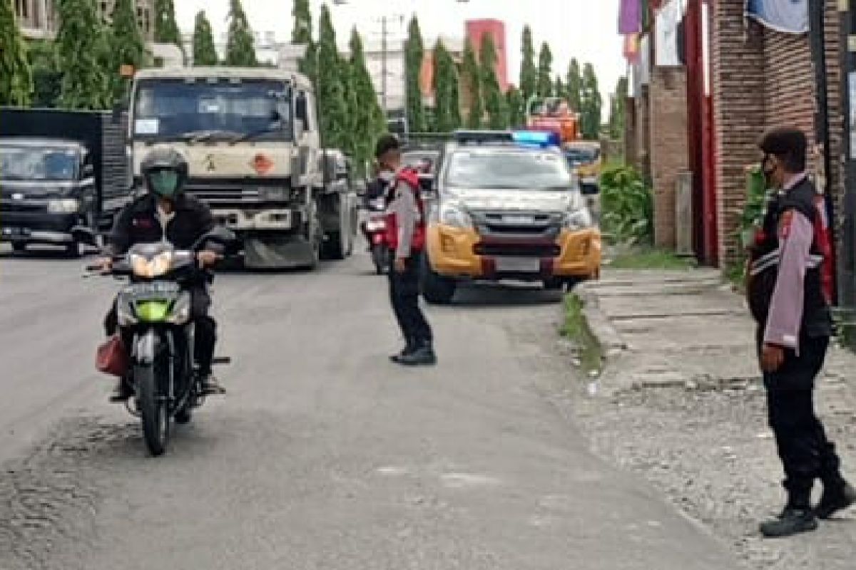 Cegah premanisme dan pungli, Satuan Samapta Polresta Deliserdang patroli stasioner