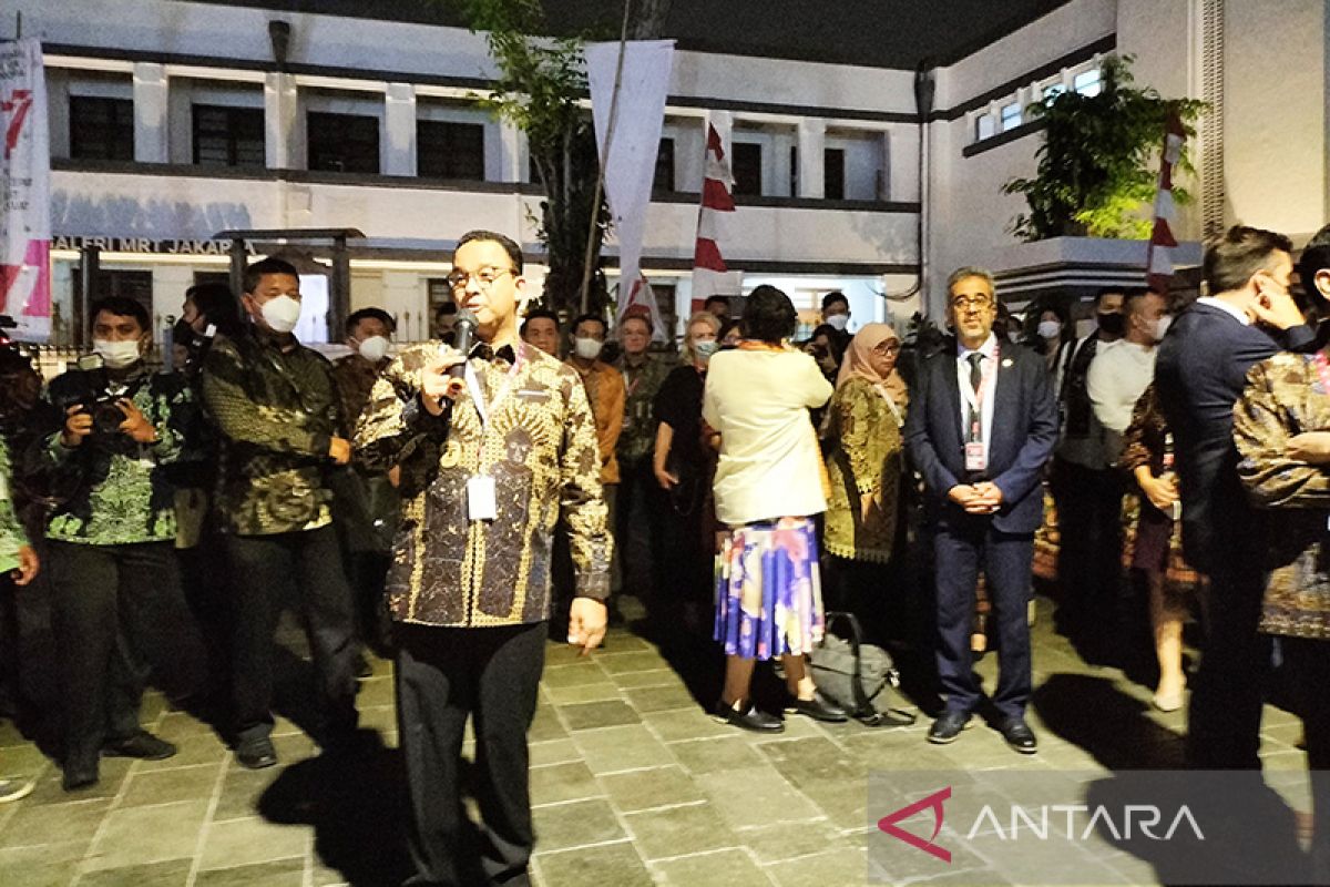 Anies Baswedan bersama delegasi U20 kunjungi objek wisata Kota Tua