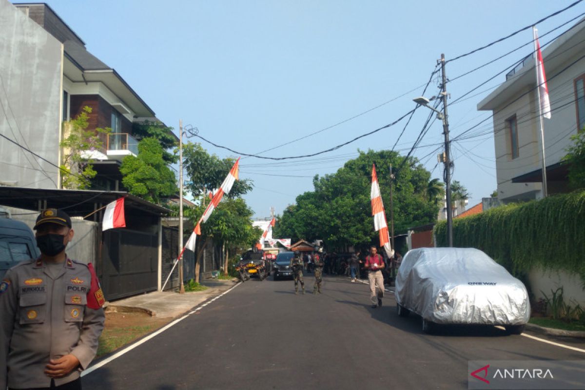 Polisi jaga ketat rumah pribadi Ferdy Sambo di Duren Tiga jelang rekonstruksi