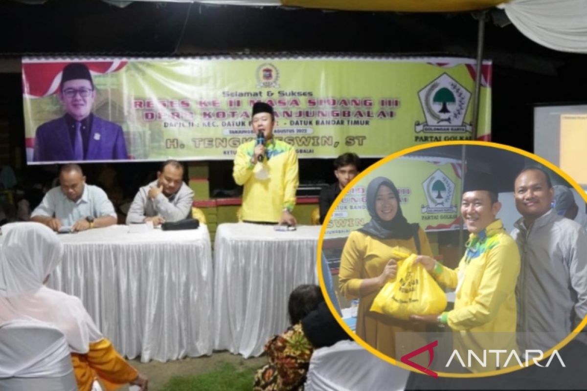 Tengku Eswin serap aspirasi konstituen, Golkar ingin kartu BPJS diaktifkan kembali