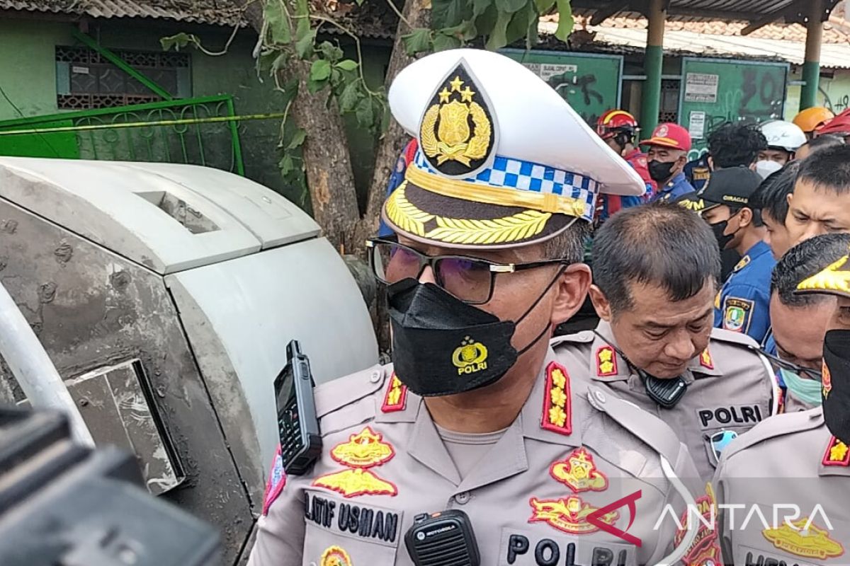 Kecelakaan maut truk trailer di Bekasi bukan karena rem blong