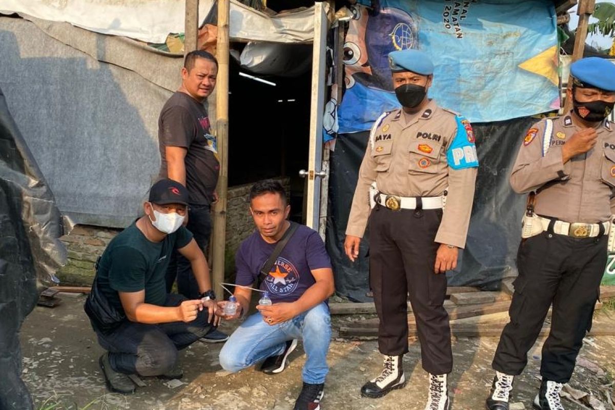 Polrestabes Medan gerebek kampung narkoba di Percut Sei Tuan