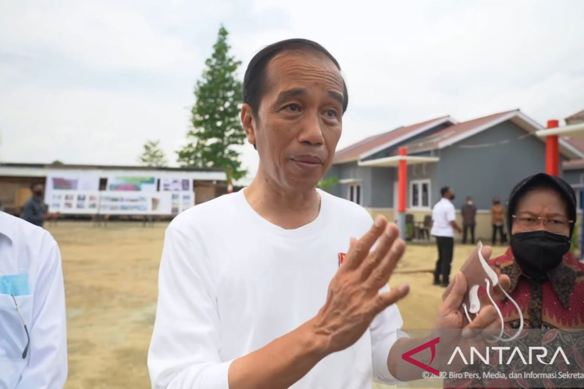 Presiden Jokowi tinjau Rumah Sehat di Kampung Doyo Jayapura