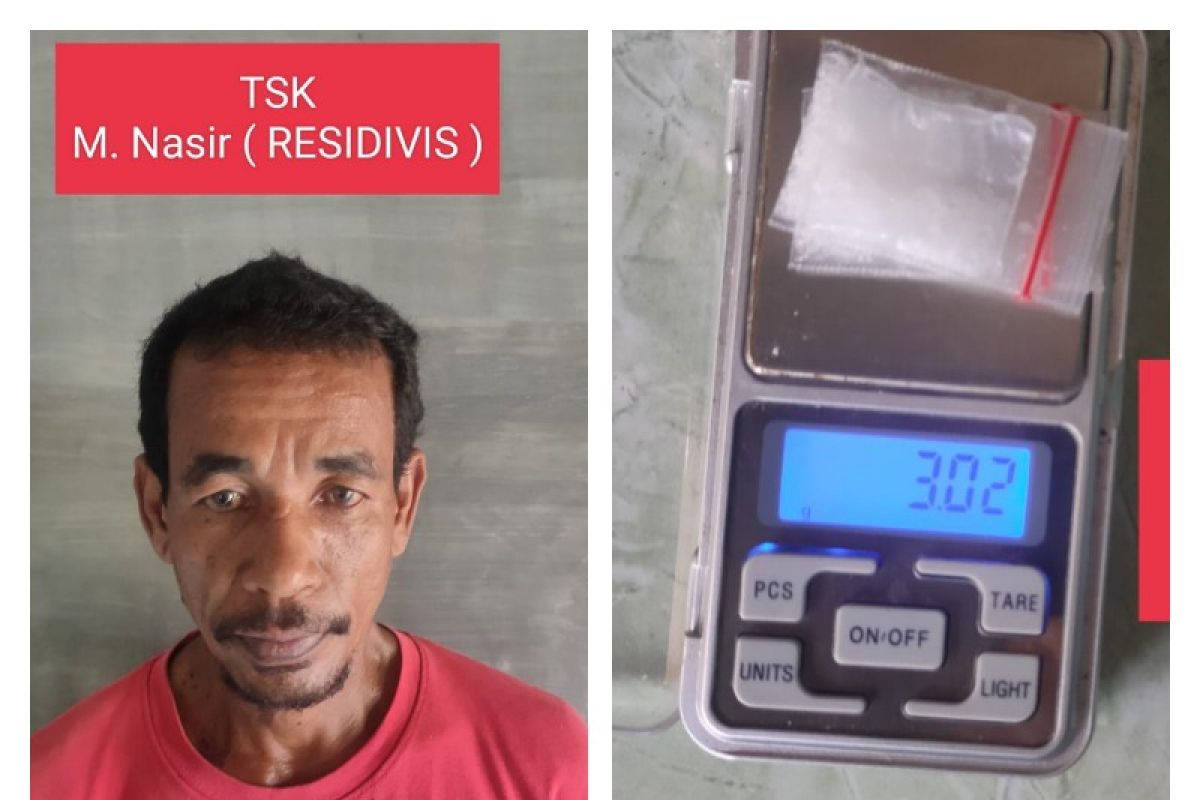 Polres Langkat tangkap pemilik 3,02 gram sabu-sabu dari Pasar Rawa Gebang