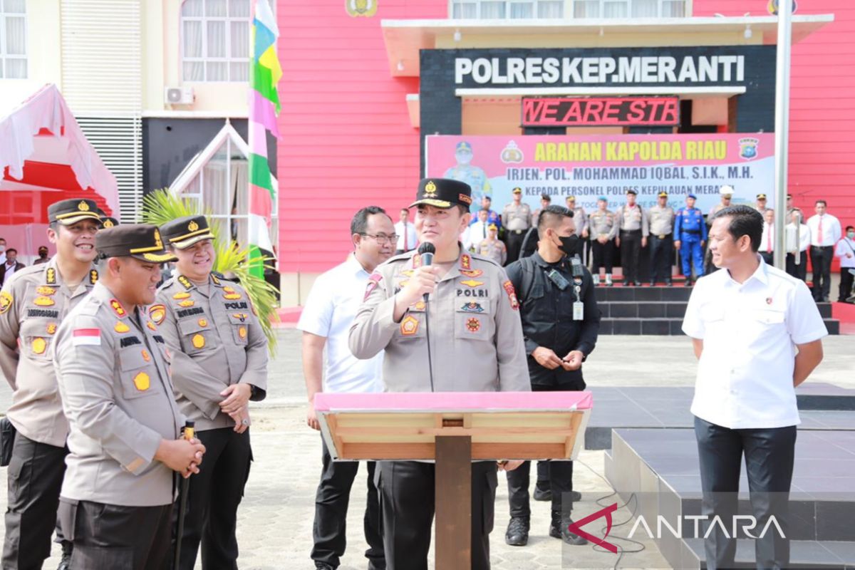 Kapolda puji kinerja Kapolres Meranti : Mudah-mudahan jadi seperti saya