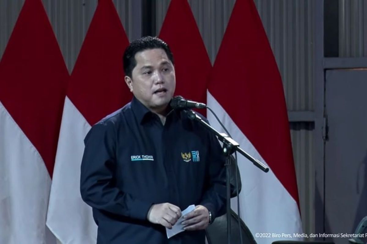 Menteri BUMN Erick Thohir laporkan kinerja MIND ID terus meningkat