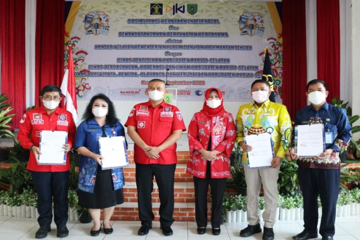 Kemenkumham dorong pemda di Kalteng kembangkan kekayaan intelektual