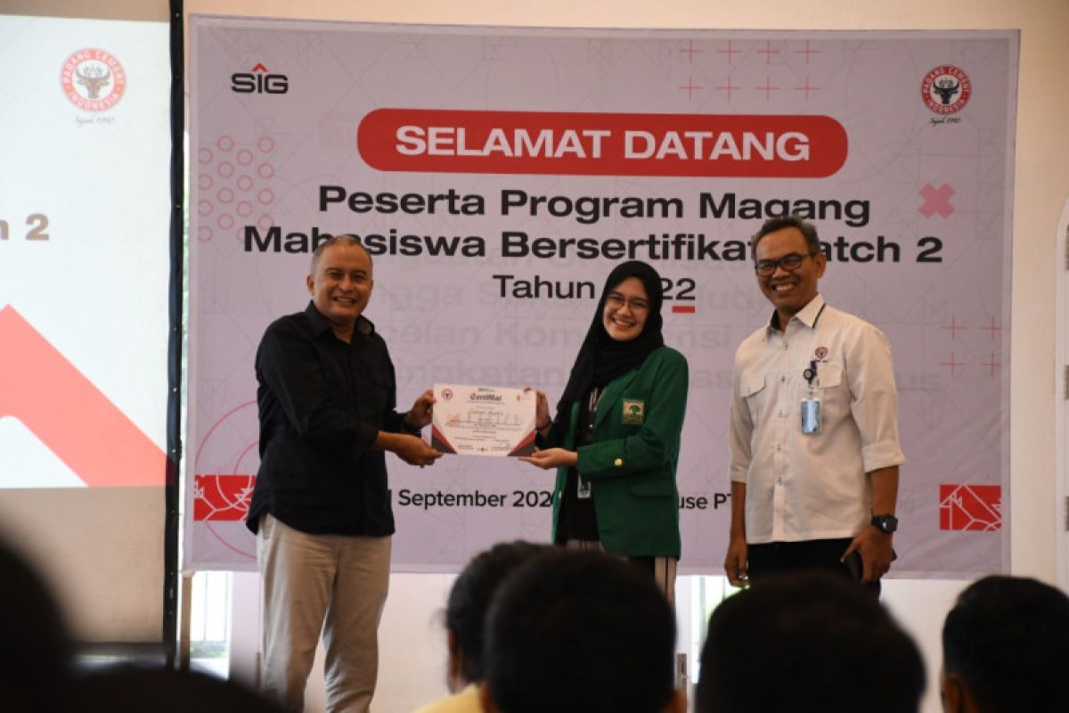 48 Mahasiswa ikuti program magang bersertifikat di PT Semen Padang