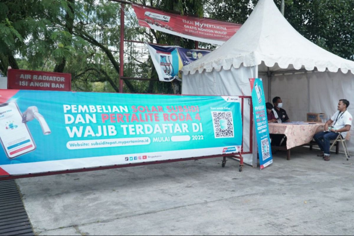 Pendaftar subsidi tepat Pertamina di Kalimantan terus meningkat