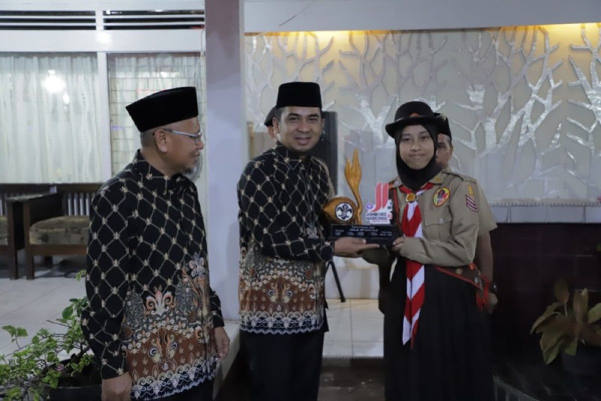 Wawako Solok harapkan purna jambore nasional pramuka 2022 berikan contoh yang baik di sekolah