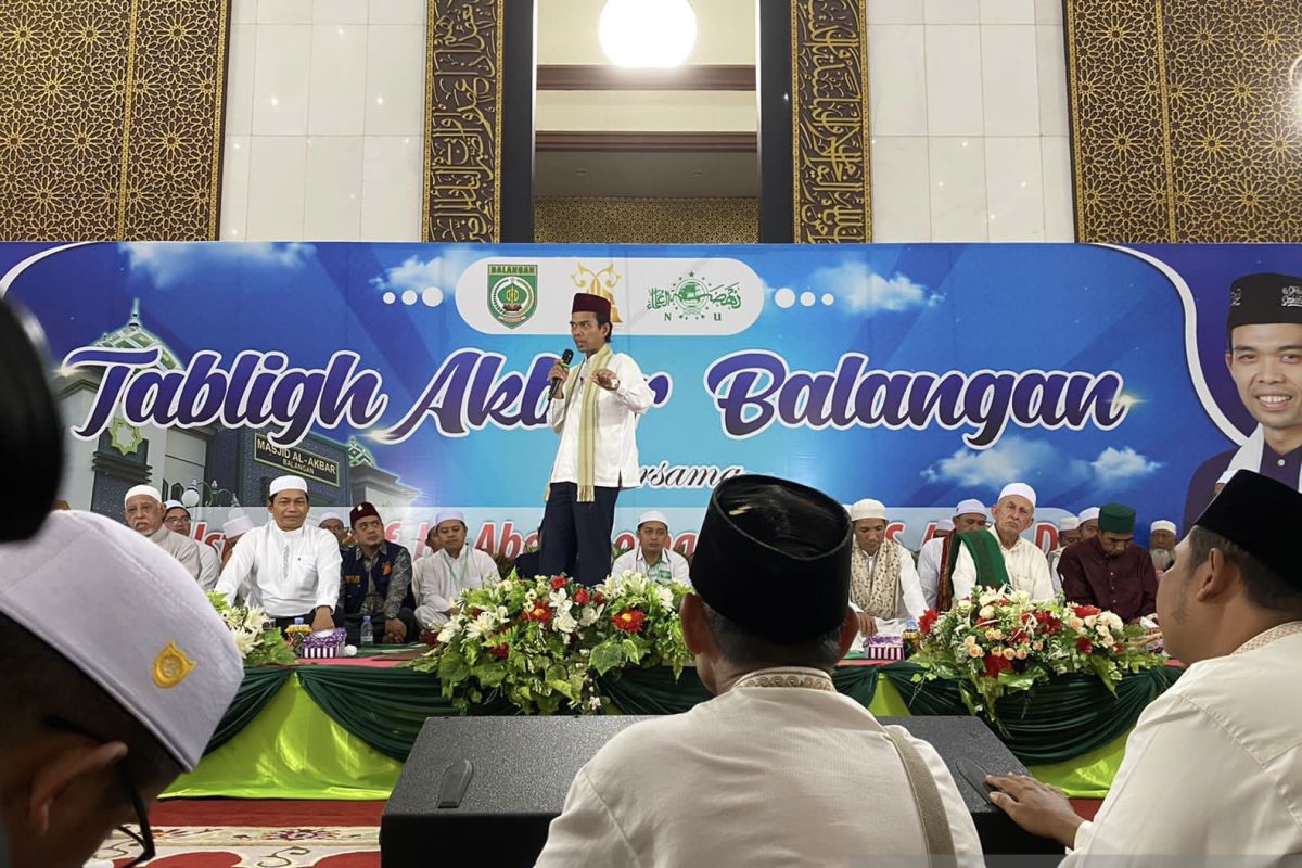 Tabligh akbar UAS di Balangan dihadiri ribuan warga