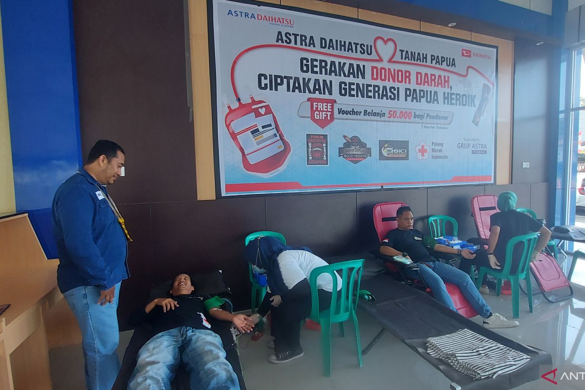 Astra Grup Papua kembali targetkan 30 kantong darah