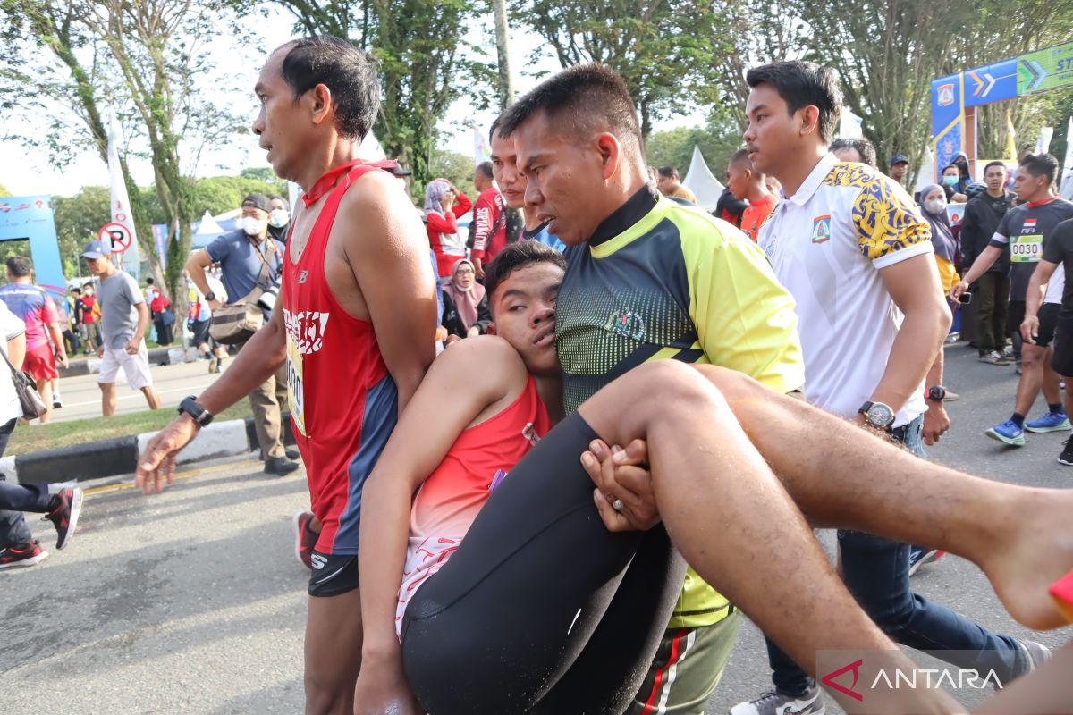 Seorang peserta lomba lari Balikpapan 10 K kategori veteran meninggal dunia