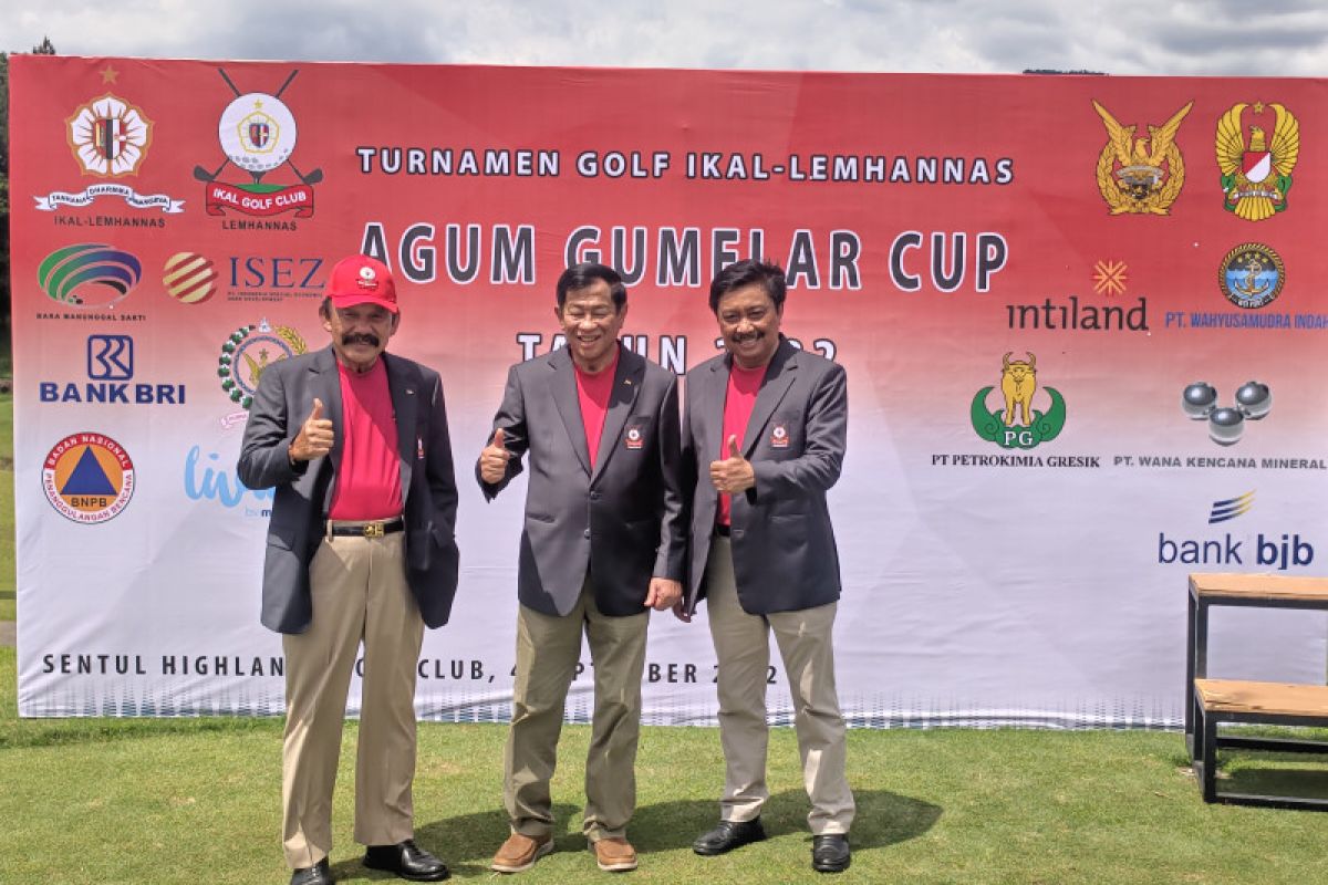 Turnamen golf Agum Gumelar Cup sukses digelar dan diikuti 151 peserta