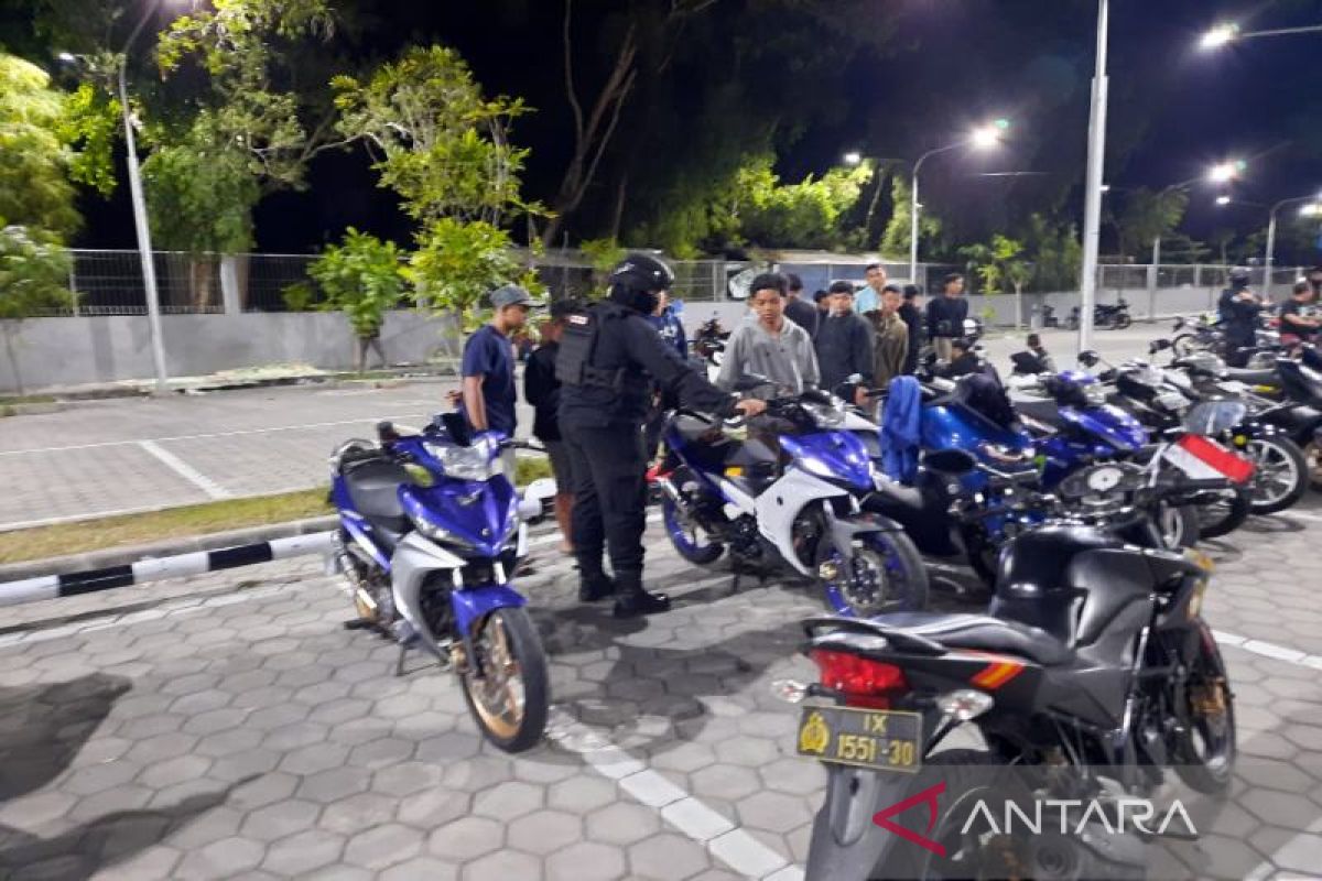 Bikin resah warga, Polresta Surakarta amankan puluhan motor knalpot brong