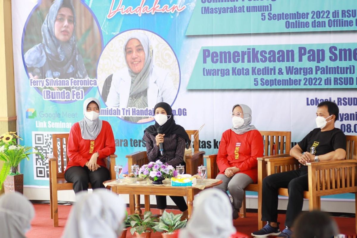 Ketua YKI Kediri minta perempuan tak takut memeriksa pap smear