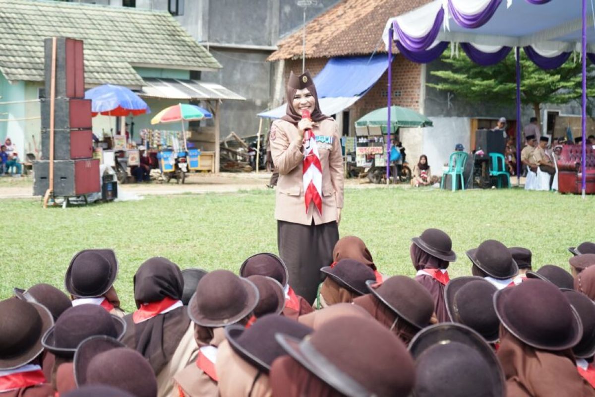 Ketua Kwarcab Lampung Selatan hadiri HUT Pramuka di Kecamatan Way Sulan