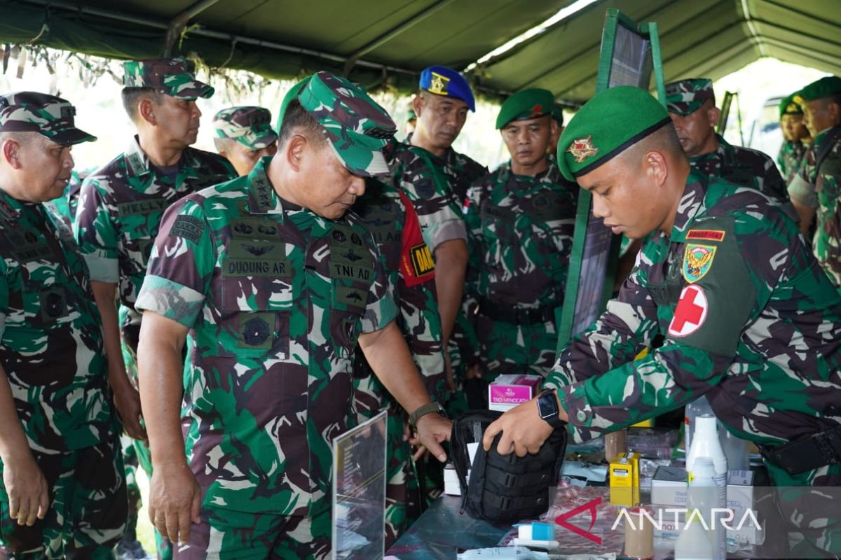 Ditugaskan sebagai Satgas Pamtas RI-PNG Sektor Utara, Kasad cek kesiapan Yonif 143/TWEJ Lampung Selatan
