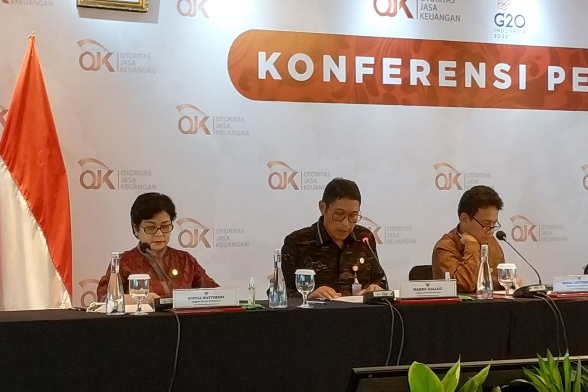 OJK: Penghimpunan dana di pasar modal capai Rp168,75 triliun