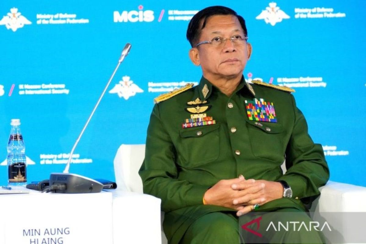 Pemimpin junta Myanmar Jenderal Min Aung Hlaing kunjungi Rusia lagi