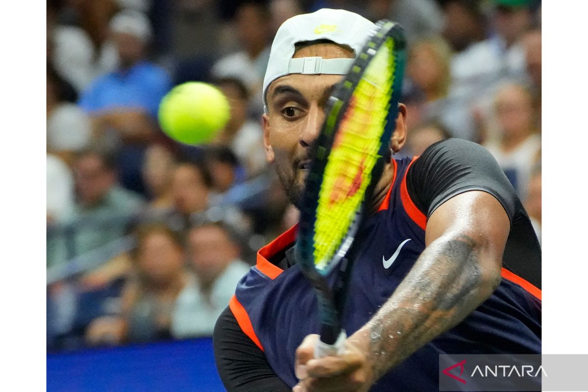 Kyrgios singkirkan juara bertahan US Open Medvedev