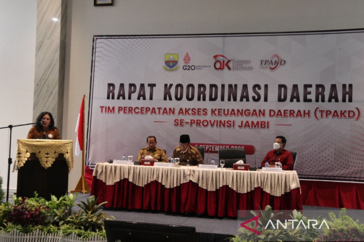 Wagub Jambi sebut TPAKD sebagai penggerak ekosistem perekonomian daerah